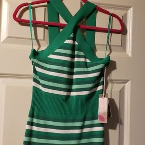 Brand new stripe midi dress